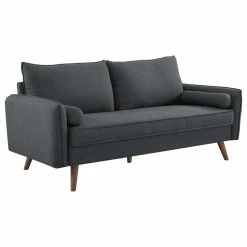 LexMod Revive Upholstered Fabric Sofa, Gray -GDF sofa Shop cc7102e200cd2519 0382 w800 h800 b1 p0