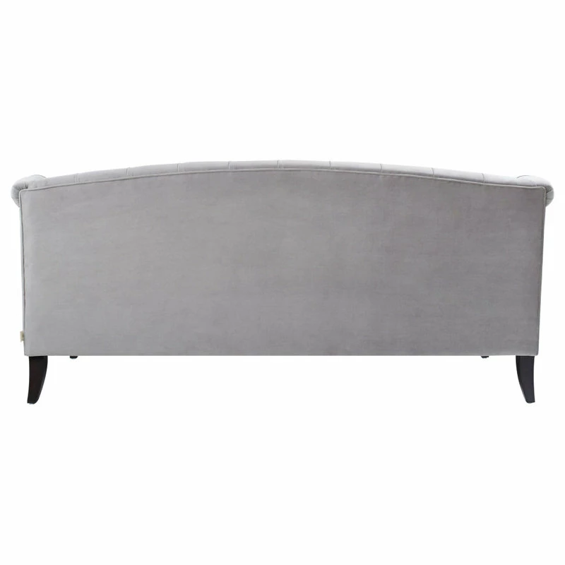 Jennifer Taylor Home Ken 74" Upholstered Button-Tufted Sofa, Opal Gray Velvet 9 Jennifer Taylor Home Ken 74" Upholstered Button-Tufted Sofa, Opal Gray Velvet - Image 7