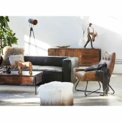 Moe's Home Collection Graduate Lounge Chair Open Road Brown Leather -GDF sofa Shop cd61a3910e828fba 1317 w800 h800 b0 p0