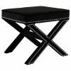 Meridian Furniture Nixon Black Velvet Ottoman/Bench -GDF sofa Shop cd81f66c02682ee5 5188 w800 h800 b1 p0