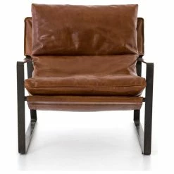 Four Hands Emmett Sling Chair, Dakota Tobacco -GDF sofa Shop ce714cb403eac76f 1088 w800 h800 b1 p0