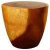 Strata Furniture Oval Drum End Table, Oak -GDF sofa Shop ceb17fa20a259439 9683 w800 h800 b1 p0