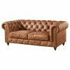 Crafters And Weavers Leather Chesterfield Love Seat, Light Brown -GDF sofa Shop cf119ea10c5cc26e 4649 w800 h800 b1 p0