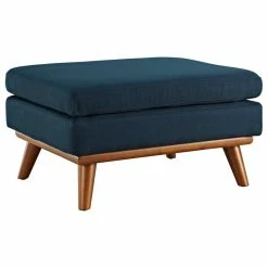 LexMod Engage Upholstered Fabric Ottoman, Azure -GDF sofa Shop cf515fa500cd1b66 0161 w800 h800 b1 p0