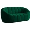 Meridian Furniture Elijah Velvet Upholstered Loveseat, Green -GDF sofa Shop cfd1a2a402740dcb 6419 w800 h800 b1 p0