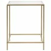 Euro Style Arvi 18" Clear Glass Side Table, Brass -GDF sofa Shop d08151a70ed95986 6576 w800 h800 b1 p0
