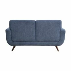 Domain Industries Inc. Lexicon Amberley Textured Loveseat In Blue -GDF sofa Shop d15104320fffda32 8954 w800 h800 b1 p0