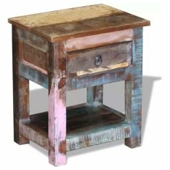 Vida XL International B.V. VidaXL Solid Reclaimed Wood Side End Table Storage Cabinet Nightstand 1 Drawer 10 Vida XL International B.V. VidaXL Solid Reclaimed Wood Side End Table Storage Cabinet Nightstand 1 Drawer -GDF sofa Shop d1c19ead0bdc2a81 4910 w800 h800 b1 p0