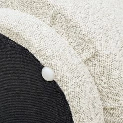 Jennifer Taylor Home Fuji 15" Mushroom Footstool Ottoman, Ivory White Boucle -GDF sofa Shop d211f15503d1b114 3430 w800 h800 b0 p0