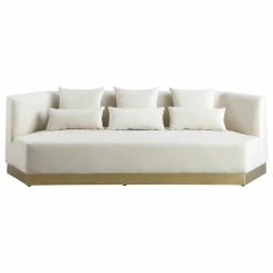 Meridian Furniture Marquis Velvet Sofa With Brushed Gold Stainless Steel Base, Cream 17 Meridian Furniture Marquis Velvet Sofa With Brushed Gold Stainless Steel Base, Cream -GDF sofa Shop d33109f402740d85 3044 w800 h800 b1 p0