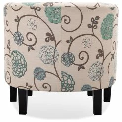 Belleze Accent Chair W/ Ottoman Round Arms Curved Back French Print Script,Beige Floral 11 Belleze Accent Chair W/ Ottoman Round Arms Curved Back French Print Script,Beige Floral -GDF sofa Shop d331da570d807369 3437 w800 h800 b1 p0