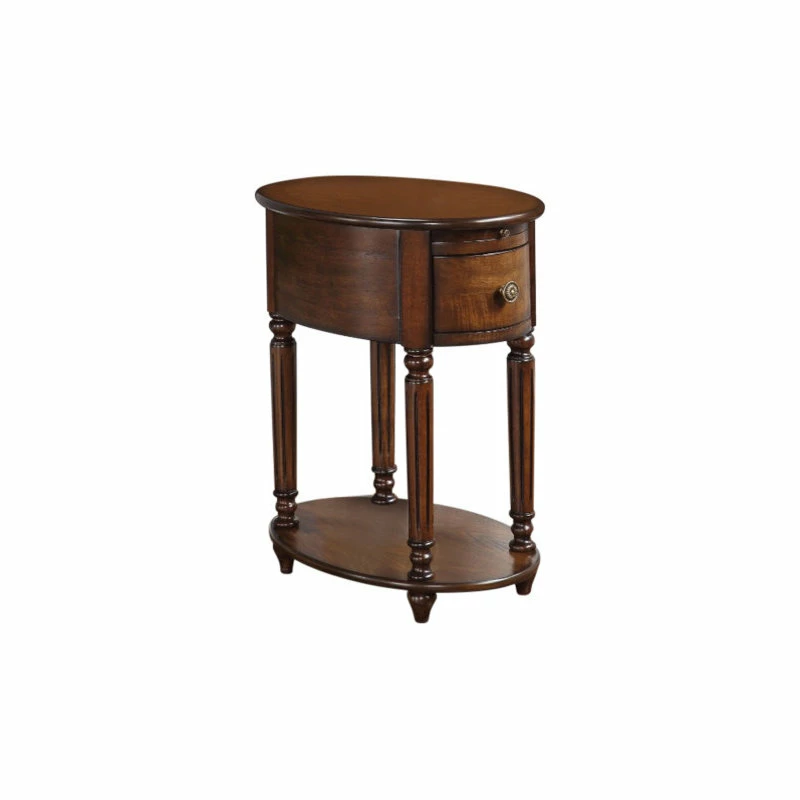 Acme Furniture Peniel Side Table, Dark Oak 3 Acme Furniture Peniel Side Table, Dark Oak
