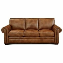 Hello Sofa Home Toulouse Top Grain Leather Sofa