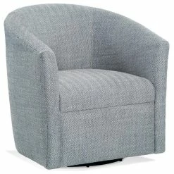 Comfort Pointe Lynton Swivel Chair, Indigo