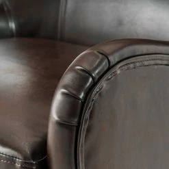 GDFStudio GDF Studio Ellery Brown Leather Club Chair -GDF sofa Shop d4911c5702eb712e 2937 w800 h800 b0 p0
