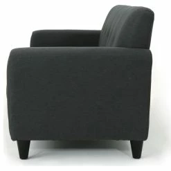 GDFStudio GDF Studio Emily Buttoned Traditional Fabric 3-Seat Sofa, Dark Gray -GDF sofa Shop d5417fe901e4effb 3892 w800 h800 b1 p0