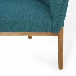 GDFStudio Deborah Mid-Century Fabric Loveseat, Teal, Brown 15 GDFStudio Deborah Mid-Century Fabric Loveseat, Teal, Brown -GDF sofa Shop d5b1e882026ba01b 0803 w800 h800 b0 p0