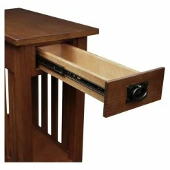 Leick Home Leick Furniture Mission Wood End Table In Medium Oak Brown -GDF sofa Shop d5c16f0e0be335dc 8647 w800 h800 b0 p0