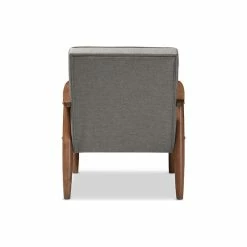 Baxton Studio Sorrento Retro Upholstered Wooden Lounge Chair, Gray Fabric 10 Baxton Studio Sorrento Retro Upholstered Wooden Lounge Chair, Gray Fabric -GDF sofa Shop d6718a5b06f0564f 0671 w800 h800 b1 p0 1 1