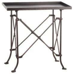 CREATIVE CO-OP 20" Metal Rectangle Accent Table, Bronze -GDF sofa Shop d691a65e0ea2db86 0109 w800 h800 b1 p0