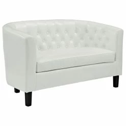 LexMod Prospect Faux Leather Loveseat, White -GDF sofa Shop d6b15c0800cd1b51 1949 w800 h800 b1 p0