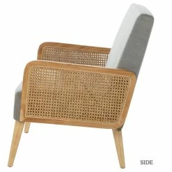 Karat Home Wicker Arm Loveseat, Pewter -GDF sofa Shop d6f162940093888e 1287 w800 h800 b1 p0