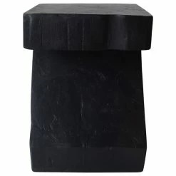 GDFStudio GDF Studio Ligia Light-Weight Concrete Accent Table, Black -GDF sofa Shop d721121c01e12e4f 7665 w800 h800 b1 p0