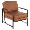 Lumisource Franklin Contemporary Arm Chair, Black Metal/Camel Pu -GDF sofa Shop d7a106ab0f9af8ac 7316 w800 h800 b1 p0