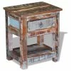 Vida XL International B.V. VidaXL Solid Reclaimed Wood Side End Table Storage Cabinet Nightstand 1 Drawer -GDF sofa Shop d7a1a4080bdc2a7c 4910 w800 h800 b1 p0