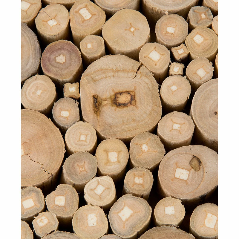 East At Main's Stanley White Round Teakwood Stool 7 East At Main's Stanley White Round Teakwood Stool - Image 5