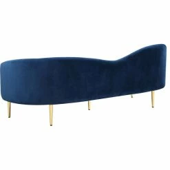 Meridian Furniture Ritz Velvet Sofa, Navy -GDF sofa Shop d83114e202740fef 6411 w800 h800 b1 p0
