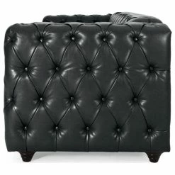 GDFStudio Marengo Contemporary Tufted 3 Seater Sofa, Midnight + Espresso, Faux Leather -GDF sofa Shop d851bcae00fa7caf 9145 w800 h800 b1 p0