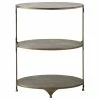 CREATIVE CO-OP Antique Gold Oval Metal 3-Tier Shelf/Side Table -GDF sofa Shop d8811d420ea2dc3a 5417 w800 h800 b1 p0