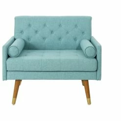 GDFStudio Nour Fabric Mid-Century Modern Club Chair, Blue/Dark Walnut -GDF sofa Shop d8b19ae001e12a05 6568 w800 h800 b1 p0