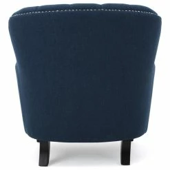 GDFStudio GDF Studio Alfred Royal Vintage Design Upholstered Arm Chair, Dark Blue -GDF sofa Shop d9714c0301aebf3d 9354 w800 h800 b1 p0