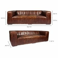 Moe's Home Collection Castle Sofa Cappuccino Brown Leather -GDF sofa Shop d981f8260e828fee 6324 w800 h800 b1 p0