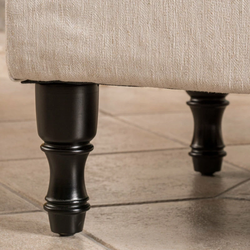 GDFStudio GDF Studio Logan Linen Storage Ottoman, Linen 9 GDFStudio GDF Studio Logan Linen Storage Ottoman, Linen - Image 7