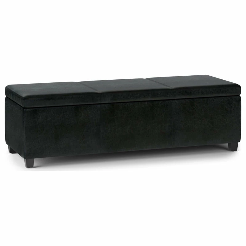 Simpli Home Ltd. Avalon Extra Large Storage Ottoman Bench 3 Simpli Home Ltd. Avalon Extra Large Storage Ottoman Bench