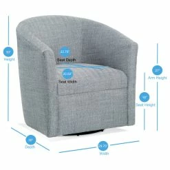 Comfort Pointe Lynton Swivel Chair, Indigo -GDF sofa Shop da61574102276c3b 1174 w800 h800 b1 p0