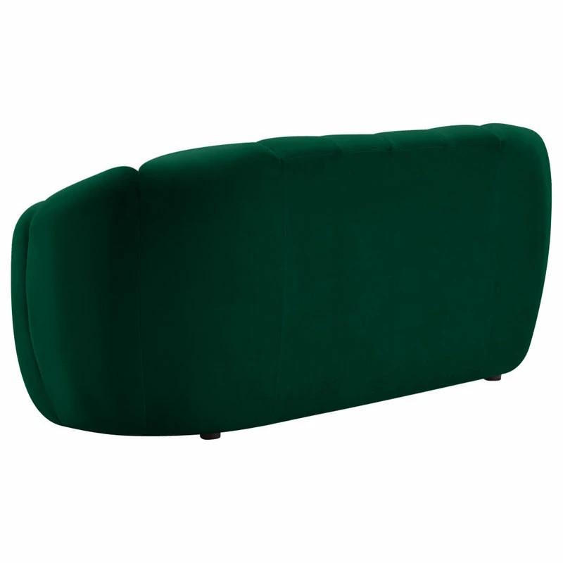 Meridian Furniture Elijah Velvet Upholstered Loveseat, Green 5 Meridian Furniture Elijah Velvet Upholstered Loveseat, Green - Image 3