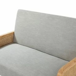 Karat Home Wicker Arm Loveseat, Pewter -GDF sofa Shop dc01563700938896 1287 w800 h800 b0 p0
