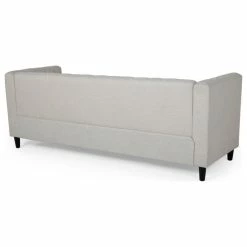 GDFStudio Violet Channel Stitched Fabric 3 Seat Sofa, Beige And Dark Brown -GDF sofa Shop dc015a350f9065d7 2270 w800 h800 b1 p0