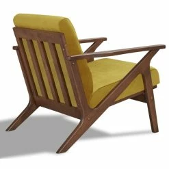 Omax Decor Zola Lounge Chair, Gold Velvet/Walnut -GDF sofa Shop de41ac770ee12065 8830 w800 h800 b1 p0