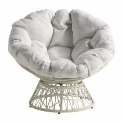 Office Star Products Papasan Chair With White Round Pillow Cushion And White Wicker Weave -GDF sofa Shop de71477700219d3d 5328 w800 h800 b1 p0