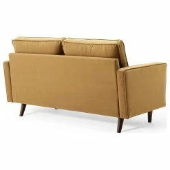 LexMod Valour Performance Velvet Loveseat, Cognac -GDF sofa Shop e071bbeb00cd2ce3 9660 w800 h800 b1 p0