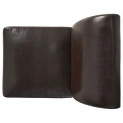 GDFStudio GDF Studio Brakar Brown Leather Armless Chair -GDF sofa Shop e0816212035a5476 4558 w800 h800 b1 p0