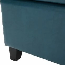 GDFStudio GDF Studio Breanna Contemporary Storage Ottoman, Teal Leather -GDF sofa Shop e3011f080f907931 5038 w800 h800 b0 p0
