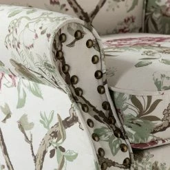 Karat Home Wooden Upholstered Armchair, Floral -GDF sofa Shop e3411ef203746eaf 1788 w800 h800 b0 p0