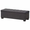 Baxton Studio Roanoke Upholstered, Grid-Tufting Storage Ottoman Bench, Dark Gray 1 Baxton Studio Roanoke Upholstered, Grid-Tufting Storage Ottoman Bench, Dark Gray -GDF sofa Shop e35118860b43be2f 4416 w800 h800 b1 p0