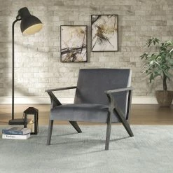 Lexicon Home Ride Accent Chair, Gray -GDF sofa Shop e3910bca0d55671e 0531 w800 h800 b0 p0